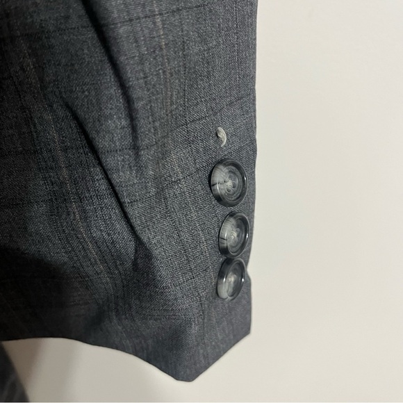 Men’s E. David Barney Clothiers 100% Wool 3 Button Suit Jacket Size 43 Regular - Picture 3 of 16